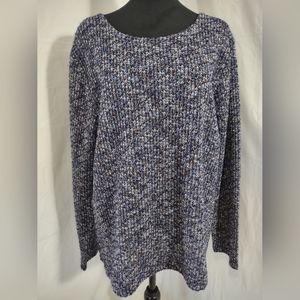 BUA BUA Women's Navy Blue Sweater Size Large